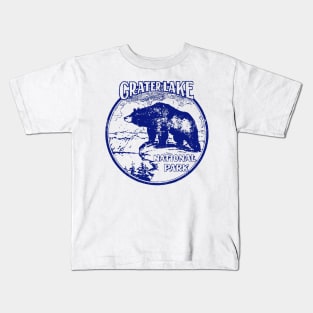 Crater Lake National Park Vintage Kids T-Shirt